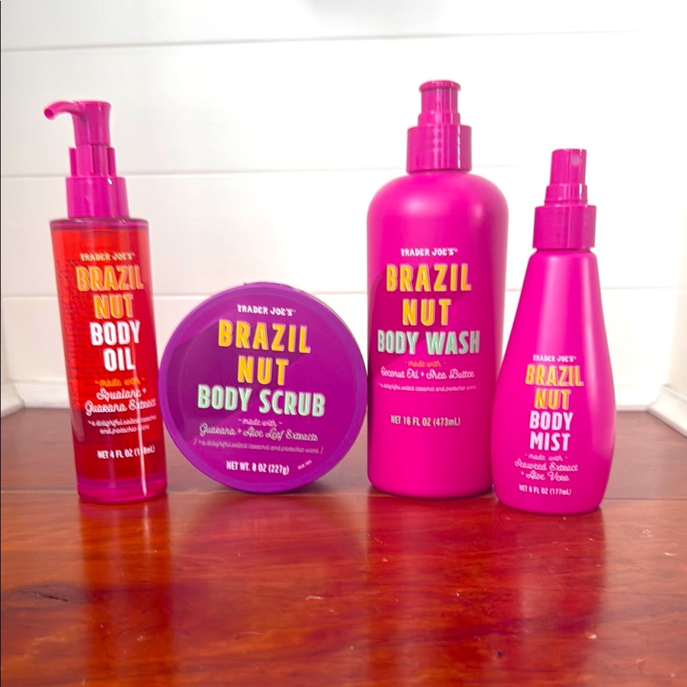 Brazil nut body care collection full size brand new!